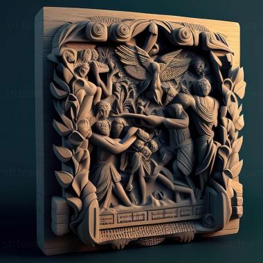 3D model Pre Civilization Marble Age game (STL)